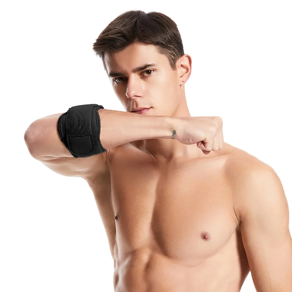 1Pcs Elbow Braces for Tendonitis,Tennis Golf Elbow Forearm Brace Strap and Compression Pad,Wraps Elbow Support Band Relieve Pain