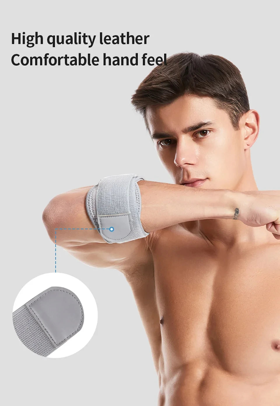 1Pcs Elbow Braces for Tendonitis,Tennis Golf Elbow Forearm Brace Strap and Compression Pad,Wraps Elbow Support Band Relieve Pain